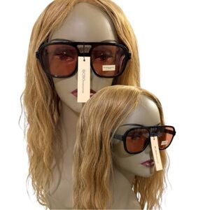 BCBGeneration Black Sunglasses with reddish Lenses
